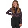 QHP Tričko športové tričko Lize detské black violet QHP Tričko športové tričko Lize detské black violet