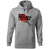 Ping Pongová legenda - Mikina pánska Cape s kapucňou - 5XL ( Tmavosivý melír ) Ping Pongová legenda - Mikina pánska Cape s kapucňou - 5XL ( Tmavosivý melír )