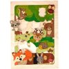 Hess Dřevěné puzzle liška a zvířátka z lesa Hess Dřevěné puzzle liška a zvířátka z lesa