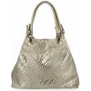 Kožené kabelka shopper bag Vittoria Gotti zlatá 527 Kožené kabelka shopper bag Vittoria Gotti zlatá 527