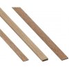 Krick Lišta ořech 2x5 mm 1m 10 Krick Lišta ořech 2x5 mm 1m 10