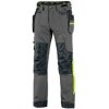 CXS NAOS Pánske montérkové nohavice, šedo-čierne, HV žlté doplnky 1020-100-702 50 CXS NAOS Pánske montérkové nohavice, šedo-čierne, HV žlté doplnky 1020-100-702 50