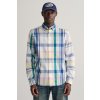 Gant košeľa reg Seersucker Madras shirt biela