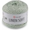 Pletacia priadza Linen Soft 100 g - 1 ks 6 (7312) zelená past.sv. Pletacia priadza Linen Soft 100 g - 1 ks 6 (7312) zelená past.sv.