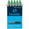 Schneider Náplň pre rollery Cartridge 852 0,6 mm/5 ks - zelená