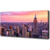 Foto obraz na plátne do obývačky New York západ 100x50 cm Foto obraz na plátne do obývačky New York západ 100x50 cm