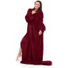 Sammer Luxusná deka LAZY, s rukávmi v tmavo červenej farbe, 170x200 5902232497076 Sammer Luxusná deka LAZY, s rukávmi v tmavo červenej farbe, 170x200 5902232497076