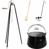 Perfect Home Kotlík s trojnožkou, varechou, naberačkou, 25L, 4ks, Set-118