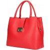 Made In Italy kožená kabelka 1137 červená