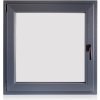 TeraGlass Okno plastové 4-komorové, 2-sklo, antracit, 900 x 900 x 60 mm, Ľ TeraGlass Okno plastové 4-komorové, 2-sklo, antracit, 900 x 900 x 60 mm, Ľ