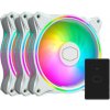 Cooler Master MasterFan MF120 Halo 3ks, bílá MFL-B2DW-183PA-R1 Cooler Master MasterFan MF120 Halo 3ks, bílá MFL-B2DW-183PA-R1