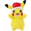Pokémon 20 cm plyšová plyšová hračka Pikachu s vianočnou čiapkou Pokémon Pokémon 20 cm plyšová plyšová hračka Pikachu s vianočnou čiapkou Pokémon