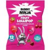Bunny Ninja LOLLI POP Lízanky guľôčky jahoda čerešňa bez pridaného cukru 12ks Bunny Ninja LOLLI POP Lízanky guľôčky jahoda čerešňa bez pridaného cukru 12ks
