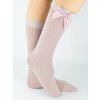 Dievčenské podkolienky SB143 púdrová ružová Dievčenské podkolienky SB143 púdrová ružová