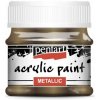 Akrylová farba 50 ml, metalická trblietavá zlatá Akrylová farba 50 ml, metalická trblietavá zlatá