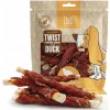 MERSJO Twist 500 g – prírodné kožené hryzátka s z kačacieho mäsa pre psa MERSJO Twist 500 g – prírodné kožené hryzátka s z kačacieho mäsa pre psa