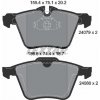 Sada brzdových platničiek kotúčovej brzdy TEXTAR 2407903 Sada brzdových platničiek kotúčovej brzdy TEXTAR 2407903