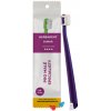 HERBADENT JUNIOR Zubná kefka s veľmi jemnými vláknami v ekologickom balení fialová