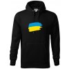 Ukrajina vlajka - Mikina pánska Cape s kapucňou - 2XL ( Čierna ) Ukrajina vlajka - Mikina pánska Cape s kapucňou - 2XL ( Čierna )