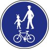 Dopravná značka – Chodník pre chodcov a cyklistov Dopravná značka – Chodník pre chodcov a cyklistov