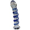 Sklenené špirálové dildo Icicles No.5 číre Sklenené špirálové dildo Icicles No.5 číre