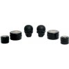 Qnubu Silicone Rosin California Black Edition silikonové pouzdro 6 ks Qnubu Silicone Rosin California Black Edition silikonové pouzdro 6 ks