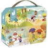 Janod Puzzle Štyri ročné obdobia v kufríku 36 ks Janod Puzzle Štyri ročné obdobia v kufríku 36 ks