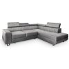 Wilsondo Rohová rozkladacia sedačka s úložným priestorom Nola - sivá Strana: Pravá Wilsondo Rohová rozkladacia sedačka s úložným priestorom Nola - sivá Strana: Pravá