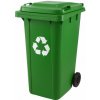 Sammer Veľký smetný kôš 240L s kolieskami K-240L zeleny Sammer Veľký smetný kôš 240L s kolieskami K-240L zeleny