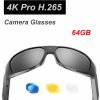 4K okuliare polarizačné s kamerou + vymeniteľné sklíčka (64GB pamäť) s IP54 4K okuliare polarizačné s kamerou + vymeniteľné sklíčka (64GB pamäť) s IP54