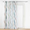 Bielo-modrá voálová záclona 140x280 cm Lisana – douceur d'intérieur Bielo-modrá voálová záclona 140x280 cm Lisana – douceur d'intérieur