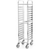 Zesílený nerezový přepravní vozík na GN 15xGN 1/1, 380x550x1735 mm | PRESTONA, 810196 inox Zesílený nerezový přepravní vozík na GN 15xGN 1/1, 380x550x1735 mm | PRESTONA, 810196 inox