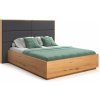 DAPONTI Manželská posteľ s úložným priestorom DOME - dub Farba: Inari 26, Rozmer postele: 180x200, Materiál: Dub natural DAPONTI Manželská posteľ s úložným priestorom DOME - dub Farba: Inari 26, Rozmer postele: 180x200, Materiál: Dub natural