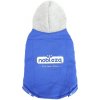 Nobleza bunda s kapucňou pre domácich miláčikov Modrá XS Nobleza bunda s kapucňou pre domácich miláčikov Modrá XS