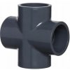 PVC tvarovka - Kríž 90 ° 50 mm, 4x lepený spoj PVC tvarovka - Kríž 90 ° 50 mm, 4x lepený spoj