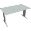 Rokovací stôl Flex, 140x75,5x80 cm, sivý/kov Rokovací stôl Flex, 140x75,5x80 cm, sivý/kov