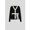 SVETER KARL LAGERFELD AUTOGRAPH CONTRAST CARDIGAN BLACK/WHITE SVETER KARL LAGERFELD AUTOGRAPH CONTRAST CARDIGAN BLACK/WHITE