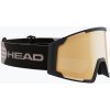 Lyžiarske okuliare HEAD Neves Pro 5K Kore S3 black/gold Lyžiarske okuliare HEAD Neves Pro 5K Kore S3 black/gold