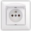 Gunsan Visage Visage SIMPLE - Zásuvka s krytom 230V (biela) Gunsan Visage Visage SIMPLE - Zásuvka s krytom 230V (biela)