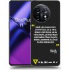 Picasee silikónový čierny obal pre OnePlus 11 5G - Kazma - MĚLI BYSTE SE DO TOHO PUSTIT Picasee silikónový čierny obal pre OnePlus 11 5G - Kazma - MĚLI BYSTE SE DO TOHO PUSTIT