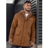 Pánska bavlnená zimná bunda parka vo farbe ťavej srsti Bolf EX838A Pánska bavlnená zimná bunda parka vo farbe ťavej srsti Bolf EX838A