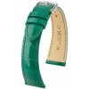 Kožený remienok Hirsch London L 04307040-2, zelený, aligátorová koža, dĺžka L, Quick Release 18 mm Kožený remienok Hirsch London L 04307040-2, zelený, aligátorová koža, dĺžka L, Quick Release 18 mm