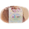 Pletacia vlna Alize BABY WOOL BATIK 3050 hnedá smotanová Pletacia vlna Alize BABY WOOL BATIK 3050 hnedá smotanová