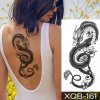 REBELULU Vodeodolné dočasné tetovačky pre ženy Dočasné tetovanie Snake Flowers Scissors Ornament Body Art Arm Fake Tattoo Men Women REBELULU Vodeodolné dočasné tetovačky pre ženy Dočasné tetovanie Snake Flowers Scissors Ornament Body Art Arm Fake Tattoo Men Women
