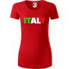 Italy Nápis - Dámske tričko z organickej bavlny Origin (GOTS) - L ( Červená ) Italy Nápis - Dámske tričko z organickej bavlny Origin (GOTS) - L ( Červená )