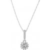Beneto Strieborný náhrdelník so zirkónmi AGS1142 / 47 (retiazka, prívesok) Beneto Strieborný náhrdelník so zirkónmi AGS1142 / 47 (retiazka, prívesok)
