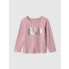 GAP Baby tričko s logom Ružová 5YRS GAP Baby tričko s logom Ružová 5YRS
