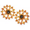 Garbaruk kladky prehadzovačky pre Shimano 12 spd. 14 +14T Orange Garbaruk kladky prehadzovačky pre Shimano 12 spd. 14 +14T Orange
