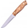 Brisa Trapper 115-curly birch Elmax Scandi Sheath Trapper 115 with firesteel BRS-073-2037-1580-2 Brisa Trapper 115-curly birch Elmax Scandi Sheath Trapper 115 with firesteel BRS-073-2037-1580-2