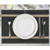 Eurofirany Prestieranie ELLA natur čierno bežové, umývateľné čierna 30x45 cm prestieranie Eurofirany Prestieranie ELLA natur čierno bežové, umývateľné čierna 30x45 cm prestieranie